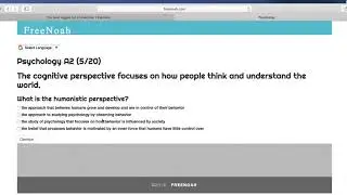 Psychology A2 (4/20) What is cognitive perspective?