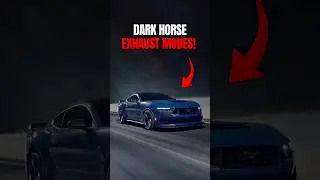 Mustang Dark Horse - All Exhaust Modes !