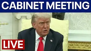 LIVE | Pres. Trump to hold live cabinet meeting