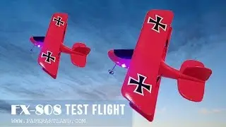 FUN EXPERIEMENT - Flying the FX-808 RC Airplane