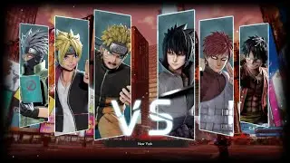 Jump Force Gameplay PC Max Settings : (Naruto Boruto  Kakashi vs Sasuke Gaara Luffy ) anime 1080P