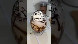 Frapp&eacute; de Caf&eacute; y Chocolate con solo 4 ingredientes ☕️🍫 #receta #postre #cafe #chocolate