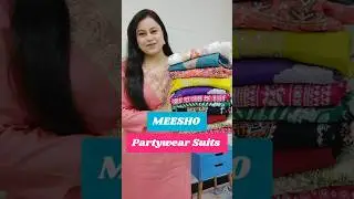 🤗Meesho Partywear Kurti-kurta Dupatta Set #meesho #meeshohaul #shorts #ytshorts