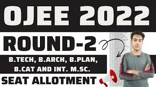 ojee round 2 seat allotment result 2022 | ojee seat allotment