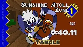 SRB2 v2.2.10 - Sunshine Atoll Zone 1 in 0:40.11 (Tangle)