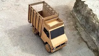 how to make truck | how to make cardboard tata truck | cardboard truck