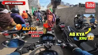 Aaj to Bura Fas Gaya 😱😁. Close call 🤙. #motovlog 