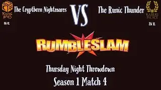 🎟FMG Let's Play Rumbleslam - Cryptborn Nightmares vs Runic Thunder S01M04 🎲