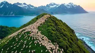 Plus De Quatre Cents Moutons Ont &Eacute;t&eacute; Laiss&eacute;s Sur Une &Icirc;le Isol&eacute;e Et Ont Surpris Tous