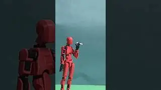 #dummy#stopmotion#redrobot#red#play#Toy#robot#robot#stop#smoke#drinkingsmoke#nodrinkingsmoke#cough