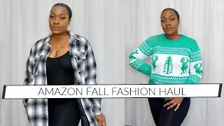 HUGE AMAZON CLOTHING TRY ON HAUL! GRAPENT + LOOKBOOKSTORE AFFORDABLE FALL + HOLIDAY MUST HAVES