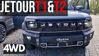 Así son los nuevos Jetour T1 y T2 4WD