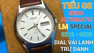 TIỂU GS: SEIKO LM SPECIAL 5216 - 8020: AUTOMATIC HI-BEAT 28,800 GIAO ĐỘNG