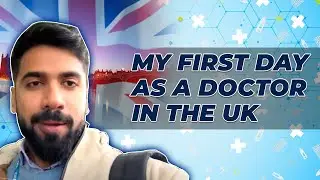 MY FIRST DAY AS A DOCTOR IN THE UK | VLOG 1 | DOC ALI