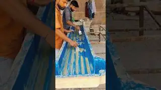 making fiberglass piller #making #fiberglass #handmade #shorts