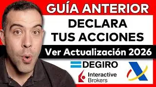 Declaración de la VENTA de ACCIONES en la Renta 👉 Paso a Paso ✅ DEGIRO e Interactive | AutoDeclaro