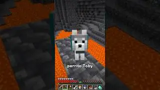 Llevando a Toby a minar en Minecraft 🐕
