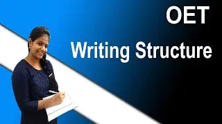OET Writing module Class-3 | Writing structure | Malayalam