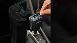Retractable Car Charger, 69W USB Car Accessories Adapter  Fast Charging,.     
