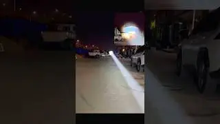 Let the drones have nowhere to hide.#LEP #laser #drone High-power white-beam laser outdoor testing.