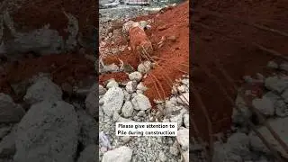 Pile failure #piles #stadas #construction