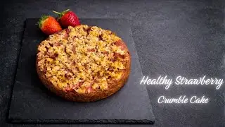 This Strawberry Cake Is Fit, Easy & Quick🍓 No Butter!
