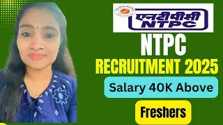 NTPC Recruitment 2025 | Executive Trainee - 475 Vacancies | Big Notification Out