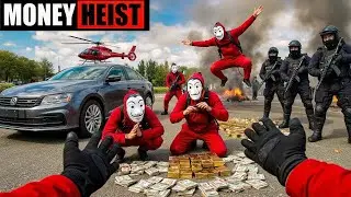 PARKOUR VS MONEY HEIST! 6 | POLICE No ESCAPE, BAD GUYS Closed the Last Route (BELLA CIAO REMIX) POV