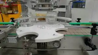 Fully automatic aluminum foil sealing machine for plastic jars|YQ rotary bottle heat sealer