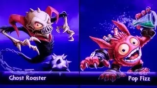 SKYLANDERS GIANTS GHOST ROASTER VS PUNCH POP FIZZ