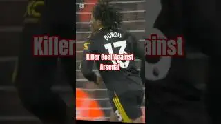 Dorgu Goal against Arsenal #patrickdorgu #manchesterunited #arsenal