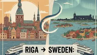 RIGA TO STOKHOLM | TRAVEL VLOG | PART 1