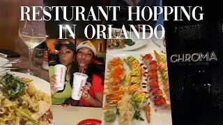 RESTURANT HOPPING IN ORLANDO, FL | DREW MICHELLE