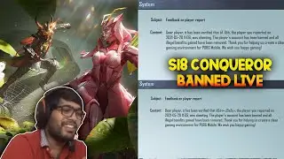 S18 CONQUEROR AND HIS TEAMMATE BANNED LIVE #shorts