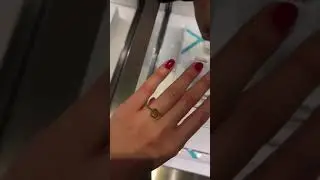 Trying in Yellow Diamond at Tiffany and Co.