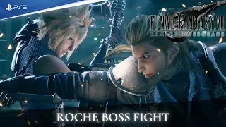 Final Fantasy VII Remake Intergrade - Roche Boss Fight (Ps5/4K/HDR/60fps)