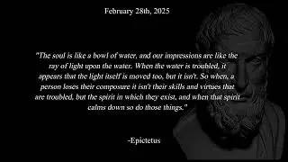 February 28th Daily Stoic Quote - Epictetus
