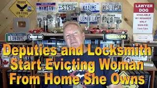 Locksmith and Deputies Start Evicting Woman From Home She Owns