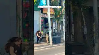 🚨Lady fights back after getting spat on and we called the cops#fight #streetfight#homeless #toronto