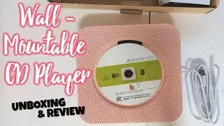 CD Player (Wall Mountable) Unboxing | K-Pop Fan Essential Item/Must Have | Shopee Finds