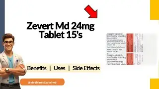Zevert Md 24mg Tablet Uses, Side Effects & Dosage Explained! 💊