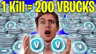 Jeg giver JER vbucks for hvert kill! (Vild afslutning)