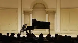 Carnegie Hall Recital of Chopin Ballade No. 1 (Ryan Park)