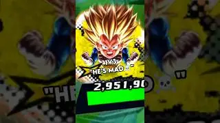 INSANE 1v3 Clutch With LF SSJ3 Mini Vegeta☠️! (Dragon Ball Legends) #dblegends #shorts #dbl