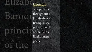 Conceit I Literary Terms