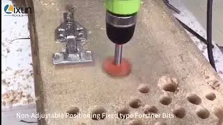 Carbide Tip Adjustable Positioning Split Forstner Bits and Non-Adjustable Positioning Fixed types
