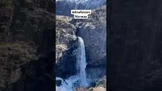 M&aring;nafossen Norway one of the tourists attractions in Rogaland