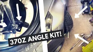 370Z Gktech BOLT-ON Angle Kit is AMAZING!