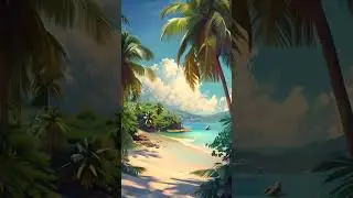 Secret Spots a Short AI Animation Video with idyllic Sand Beach #aianimation #aishorts