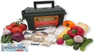 Survival Garden Heirloom Seeds Non GMO 105 Varieties of Herb Fruit